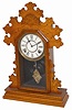 E. Ingraham Clock co. oak kitchen clock, "Lily", ca 1911.