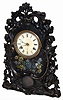 Iron front clock. I suspect this clock has been in New York since it was made in the 1850's.