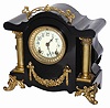 Ansonia Clock Co. enameled iron case, "Toulon", ca 1904.