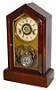 Waterbury Clock Company wood cased mantle clock, "Beacon No. 2", ca 1883.