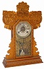E. Ingraham Clock Co. oak kitchen clock, "Diana", ca 1901.