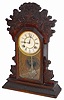 Waterbury Clock Co. walnut parlor clock.