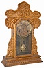 E. Ingraham Clock Co. oak kitchen clock.
