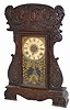 Wm. L. Gilbert Clock Co. oak kitchen clock, ca 1913.