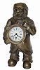 Ships Captain, solid bronze case is 8.5" high, and in excellent condition.