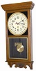 E. Ingraham "store regulator" or "Western Union" model wall calendar clock, ca 1901.
