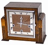 Enfield mantle clock. Small case, very large movement.