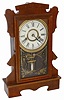 New Haven Clock Co. thirty hour kitchen clock, "No. 519", ca 1885.