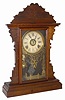 E. N. Welch Mfg. Co. walnut parlor clock, ca late 1800's.