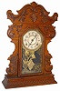 E. N. Welch Clock Co. oak kitchen clock, a model they simply named, "No. 15", ca 1900, one of 24 clocks they numbered 1 thru 24.