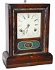 Gilbert Mfg. Co. mantle clock, "Coupon", ca 1879.
