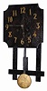 Mission - wall clock. Oak case is 23" high, original, and filthy dirty.
