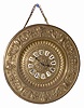 Ansonia Clock Co. hanging, "Brass Antique", ca 1886.