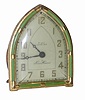 New Haven desk clock, metal case is 3.5" high.