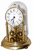 Miniature Anniversary clock. Porcelain dial is signed, "Kern / Made In Germany", and the movement is signed, "KS / Germany / Kern u Sohne".