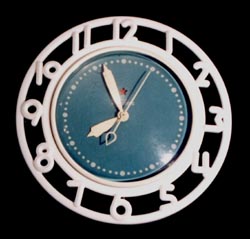 Telechron, "Decorator", Model No.2H21, 1940's. — Antique Clocks Price Guide