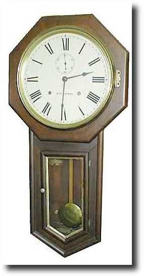 Seth Thomas "Globe" Large schoolhouse clock, circa 1900 — Antique Clocks Price Guide