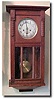 German box clock, circa 1900's