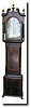 English mahogany tallcase clock, c. 1800