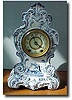 Waterbury Delft style clock, circa 1900