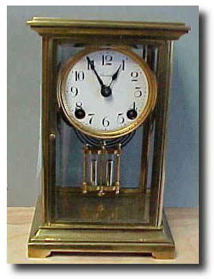 American Ansonia Crystal Regulator, c. 1900 — Antique Clocks Price Guide