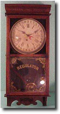 Ingraham "Western Union" Regulator wall clock, c. 1900 — Antique Clocks Price Guide