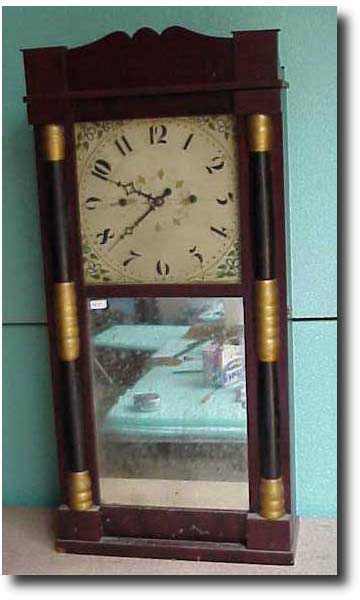 Burr and Chittenden split column shelf clock, Lexington, Massachussetts — Antique Clocks Price Guide