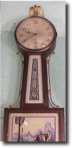 New Haven banjo clock, C. 1940 — Antique Clocks Price Guide