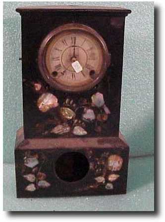 Davies iron front mantel clock — Antique Clocks Price Guide