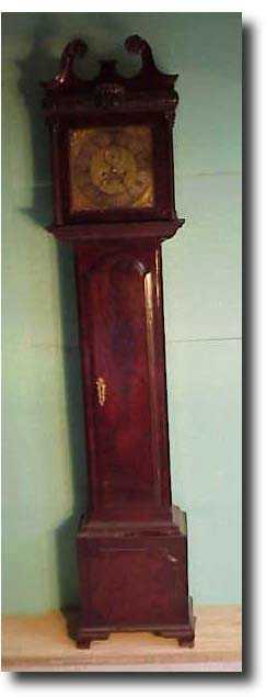 Irish mahogany tallcase clock — Antique Clocks Price Guide