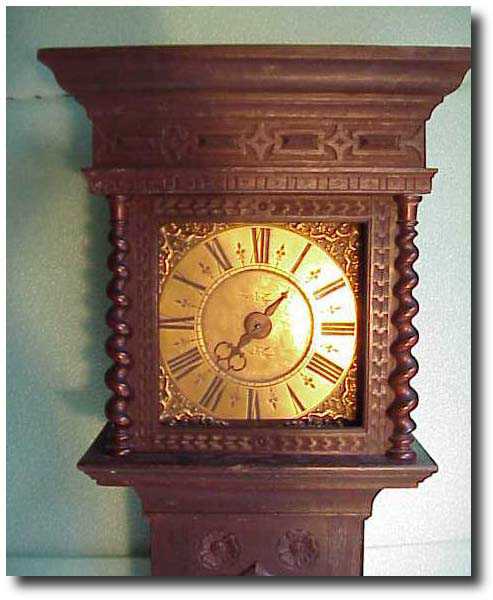 European oak tallcase clock — Antique Clocks Price Guide