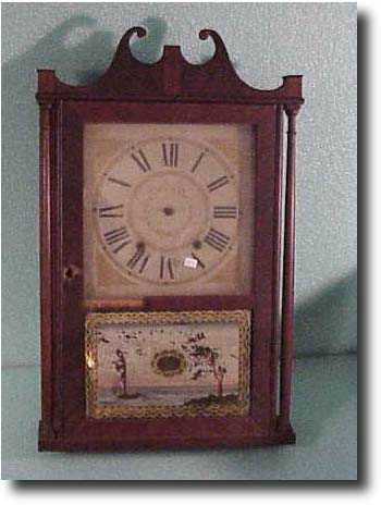 Pillar and scroll clock by Chauncey Ives — Antique Clocks Price Guide