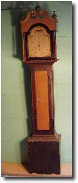 Hoadley tall case clock — Antique Clocks Price Guide