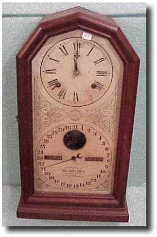 Ithaca calendar clock, Octogon No. 11 — Antique Clocks Price Guide