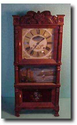 Ives triple decker shelf clock — Antique Clocks Price Guide