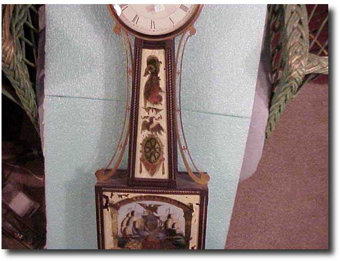 Waltham presentation model banjo clock — Antique Clocks Price Guide