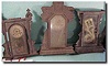 Lot of three gingerbread clocks, "as is"