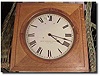Self Winding Clock Co. oak cased lobby clock