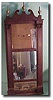 American Reeded column pillar and scroll shelf clock, 19th century