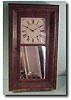 American OG mantel clock, G. Rice and Wm. Johnson, New York