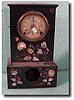 Davies iron front mantel clock