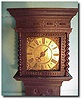 European oak tallcase clock