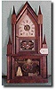 American steeple on steeple clock, by Terry and Andrews, 19th century