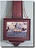 American Banjo clock with ripple front molding
