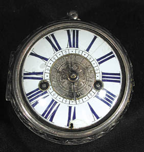 STERLING SILVER COACH CLOCK. — Antique Clocks Price Guide