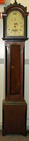19th century tallcase clock, signed Silas Hoadley (Greystone, Connecticut) — Antique Clocks Price Guide