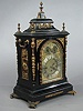UNSIGNED EARLY ORNATE ENGLISH BRACKET CLOCK