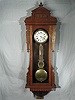 LARGE WALNUT HARTFORD No. 9 JEWELER'S REGULATOR WALL CLOCK