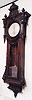Massive E. Howard Victorian walnut wall clock
