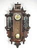 A large spring driven German Vienna style regulator clock